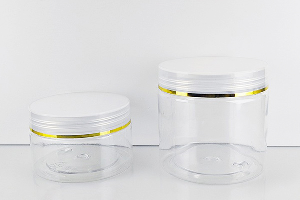 Yuzhuang Spot 68 Teeth 100/200/500ml Wide Mouth Bottle Pet Transparent Food Grade Plastic Jar Cream Cosmetics