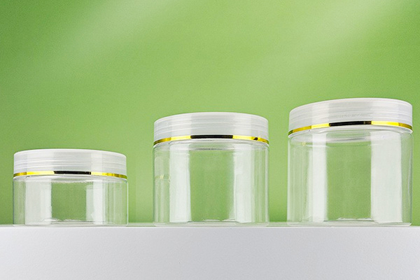 Yuzhuang Spot 68 Teeth 100/200/500ml Wide Mouth Bottle Pet Transparent Food Grade Plastic Jar Cream Cosmetics