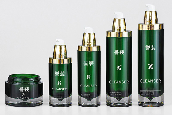 Custom PETG120ml Lotion Bottle Thickened High-Grade Electroplated Gold Cover 50g Cream Bottle Water Drop-Shaped Sub-Bottle