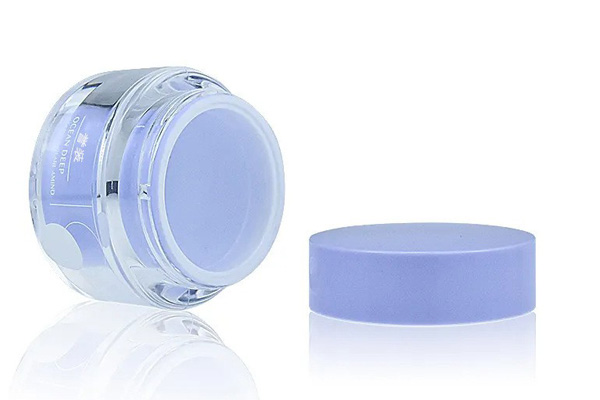 Factory Customized Blue 30-100ml Duckbill Spray Empty Bottle PET Vacuum Plastic Cream Bottle Lotion Bottle