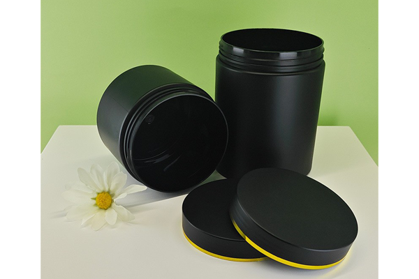 Spot 83 Teeth Black Frosted Wide Mouth Bottle 300ml Food Grade Pet Plastic Bottle Mud Film Cream Bottle Sub-Bottle