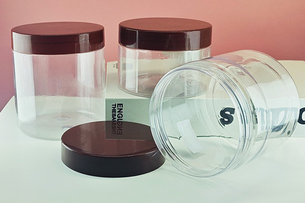 Yuzhuang Spot 89 Tooth Wide Mouth Bottle Transparent Pet Sealed Jar Honey Nut Biscuit Cosmetic Plastic Sub-Bottle