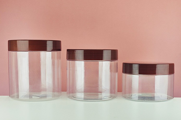 Yuzhuang Spot 89 Tooth Wide Mouth Bottle Transparent Pet Sealed Jar Honey Nut Biscuit Cosmetic Plastic Sub-Bottle