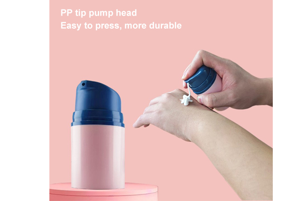 Factory Customized 50g Pink Face Cream Bottle PP Plastic Squeeze Lotion Bottle Cosmetic Sample Travel Packaging Bottle