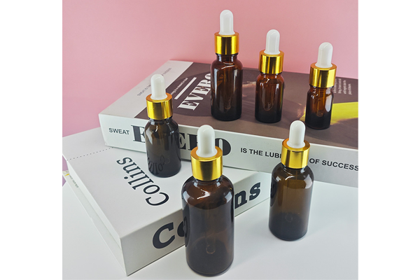 Yuzhuang Customized Brown 20ml Essential Oil Bottle 50ml Essence Dropper Bottle Cosmetic Glass Sub-Bottle