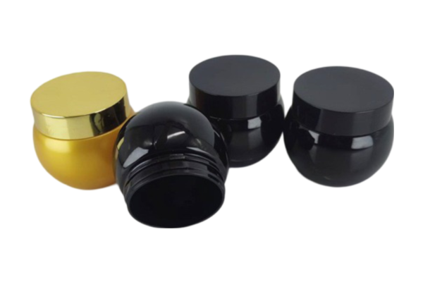 Factory Customized 80g Black Cream Bottle PET Black Bandage Cream Jar Hand Cream Cosmetic Plastic Sub-Bottle