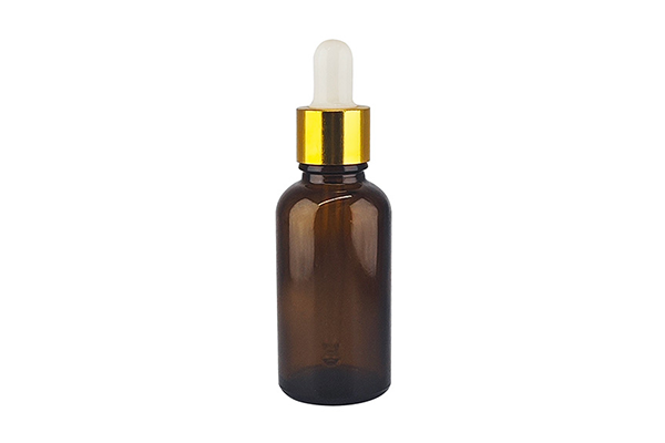 How does the cosmetic glass sub-bottle ensure its sealing?