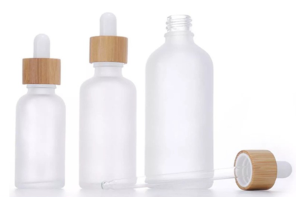 Yuzhuang Customized 20ml Frosted Dropper Bottle 30ml Essence Glass Bottle Skin Care Essential Oil Bottle Sample Portable