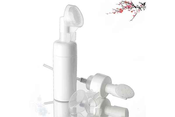 Spot Pet Silicone Brush Head 100-220ml White Foam Bottle Cleansing Mousse Bottle Cosmetic Foaming Bottle