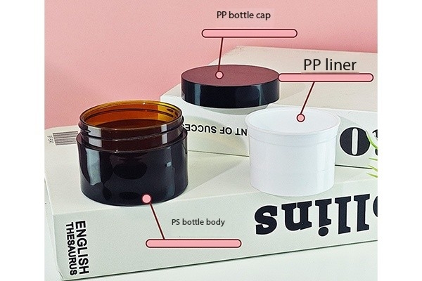 Yuzhuang Customized 50g PET Cream Bottle Face Cream Cream Bottle Cosmetic Facial Mask Mud Mask Plastic Sub-Bottle Packaging Material
