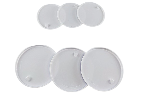 Spot Pp Plastic Hand-Pull Pad Cream Bottle Wide Mouth Bottle White Gasket Eye Cream Face Cream Cosmetics Sealing Pad Guangzhou