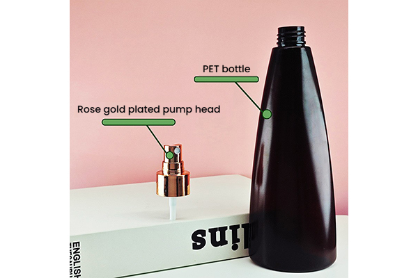 Customized 24-Tooth 400ml Push Spray Bottle Pet Plastic Bottle Cosmetic Toner Fine Mist Sub-Bottle Portable