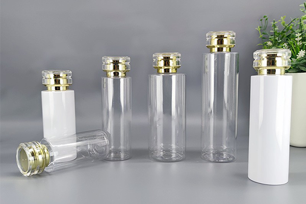 Spot 24 Teeth 100-500ml Flat Shoulder Pet Lotion Bottle Acrylic High-End Cosmetics Conditioner Sub-Bottle
