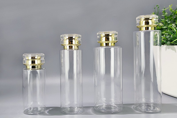 Spot 24 Teeth 100-500ml Flat Shoulder Pet Lotion Bottle Acrylic High-End Cosmetics Conditioner Sub-Bottle